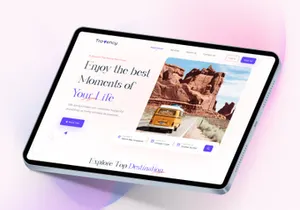 Travency - Travel Agency Landing Page Design