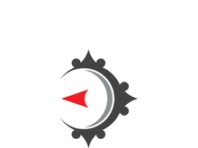 Compass logo template vector icon illustration design