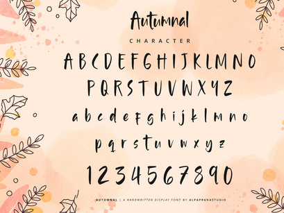 Autumnal - Handwritten Font