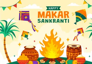 15 Makar Sankranti Illustration