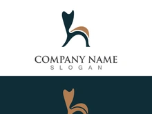 Chair furniture logo image creative design modern vector template