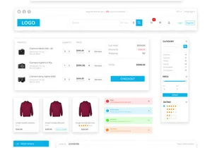 Free Desktop Ecommerce UI Kit