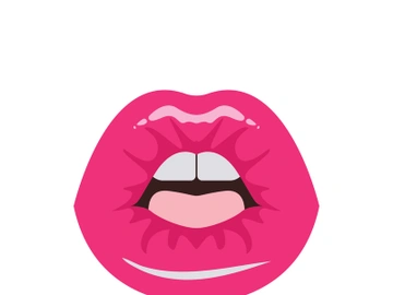 Woman's lips icon vector illustration design template preview picture