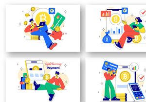 10 Digital Currency Payment Illustration