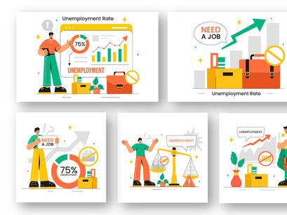 23 Unemployment Rate Illustration