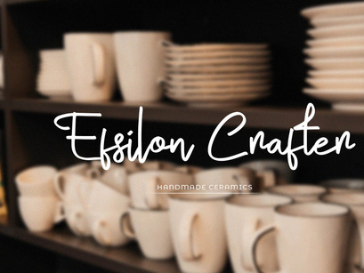 Ollifia Pottery | Handwriting Script