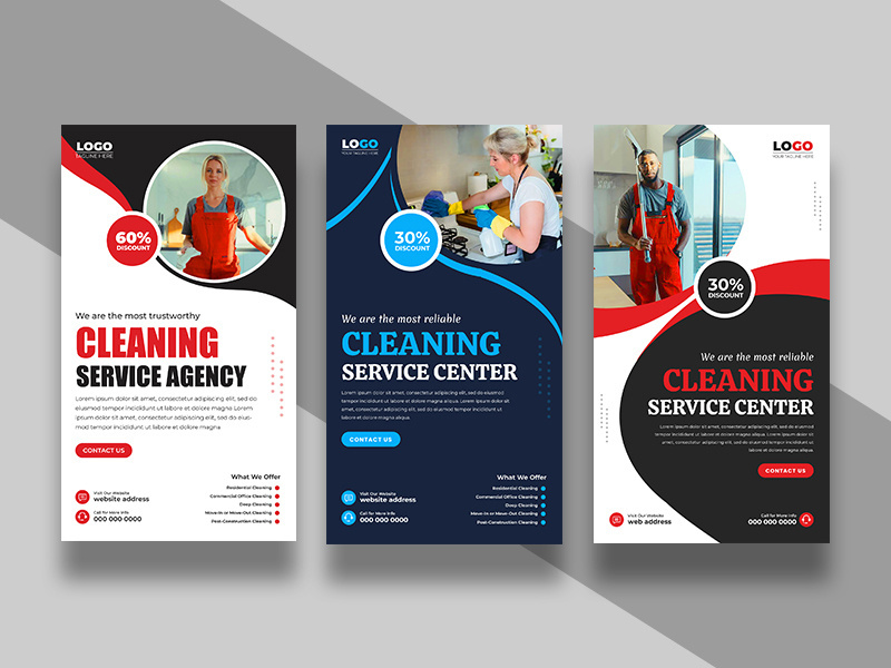 Cleaning Service Instagram Story Template Ver-3