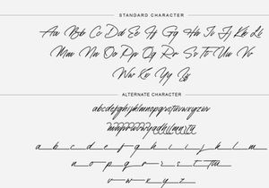 Monosign - Monoline Signature Font