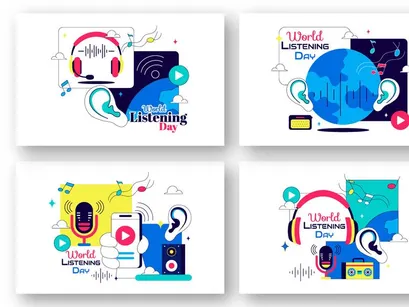 10 World Listening Day Illustration