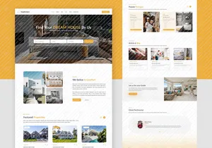 Kit de UI Completo para Landing Page de Imobiliária