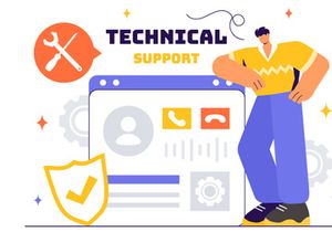 11 Technical Support System Illustration
