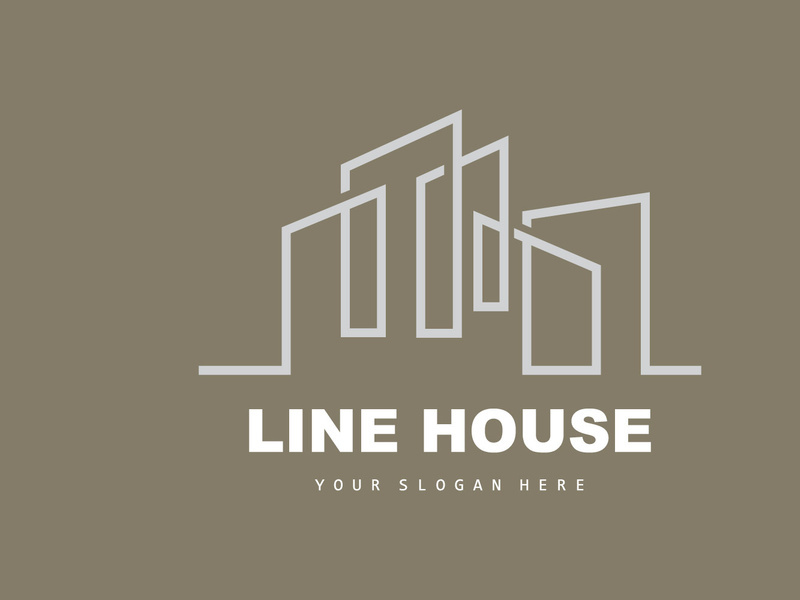 House Logo, Building Furniture Design