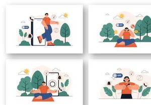 13 Digital Detox Illustration
