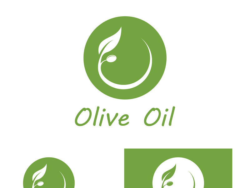 Olive fruit logo design.