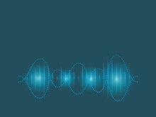 Background sound waves icon logo illustration vector design