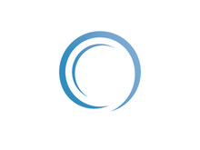 circle logo vector and icon design