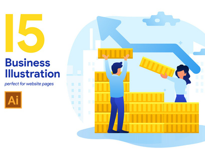 15 Business and Office Illustration