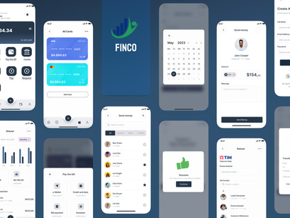 Finco Finance App UI KIT 2024