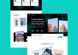 InState - Real Estate Landing Page Design