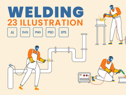 23 Welding Service Illustration