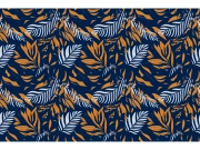 illustration features exotic jungle plants