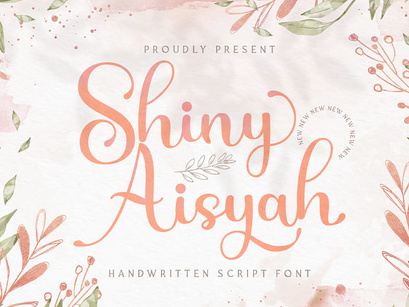 Shiny Aisyah - Handwritten Font