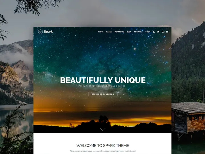 Spark - Portfolio WordPress Theme preview picture
