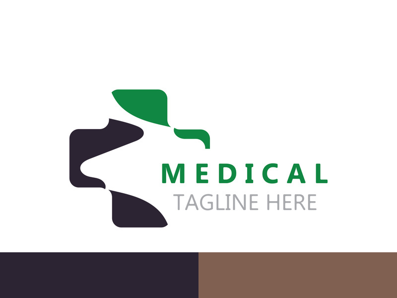 Medical  logotype health care simple modern design illustration template