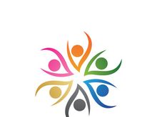 Community logo business template and icon people vector