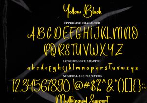 Yellow Black