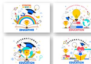 11 International Day of Education Illustration