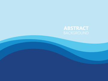 Blue wave water background wallpaper vector preview picture