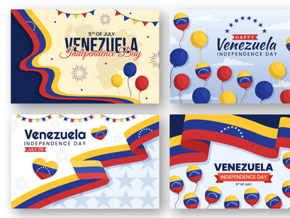 14 Happy Venezuela Independence Day Illustration