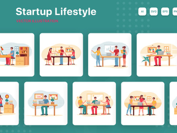 M180_Startup Illustrations preview picture