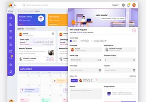 Create New Leave Request Web UI Template