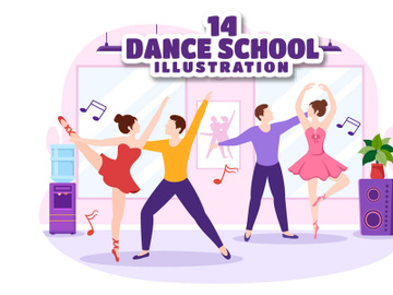 14 Dance School Illustration preview picture