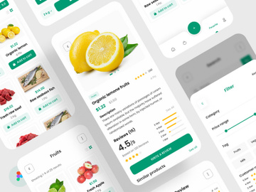 Grocery - Mobile UI Kit V3 preview picture
