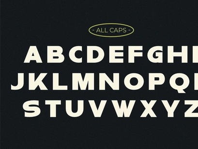 Thick - Ultra Condensed Sans Serif