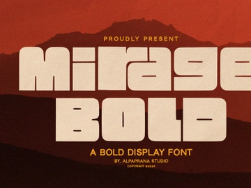 Mirage Bold - Bold Display preview picture