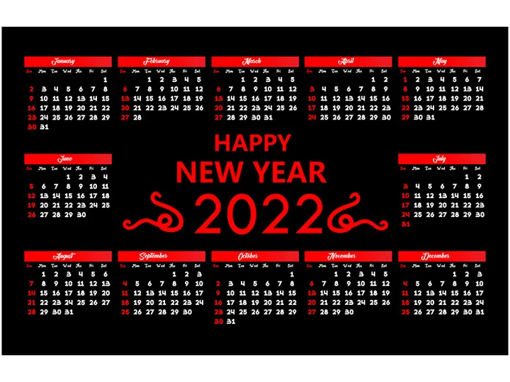 Calendar 2022