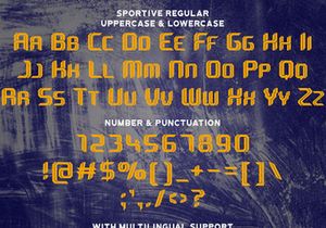 Sportive - Modern Display Font