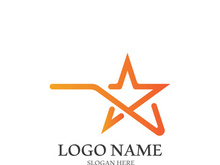 Star icon template vector illustration design