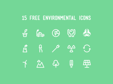 Environmental Icon Set preview picture