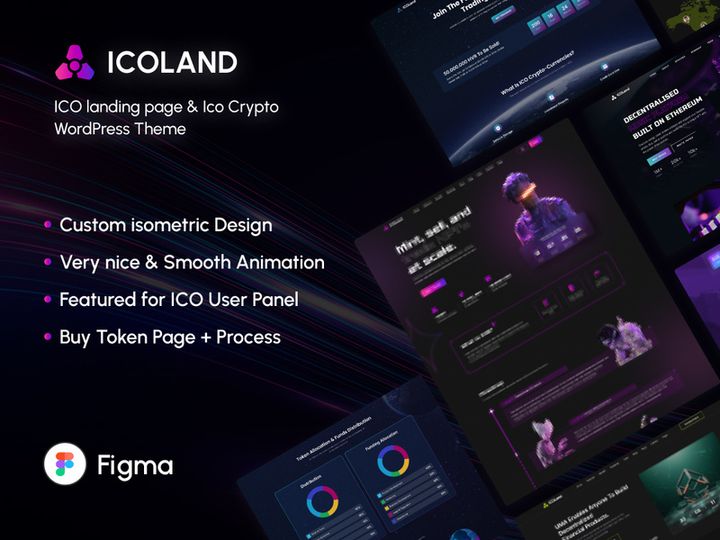 ICOLand | ICO landing page & ICO Crypto