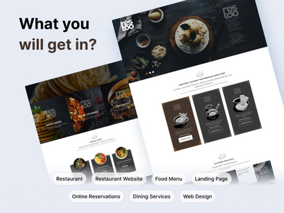 Restoo | Restaurant Landing Page UI Kit