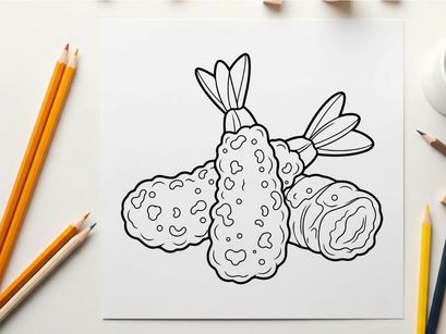 Cute cartoon bacteria vector illustration flat design