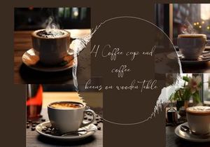 A cup of coffee in front of a view