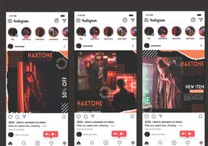 Haxtone - Instagram Template