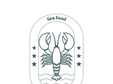 Vintage lobster logo