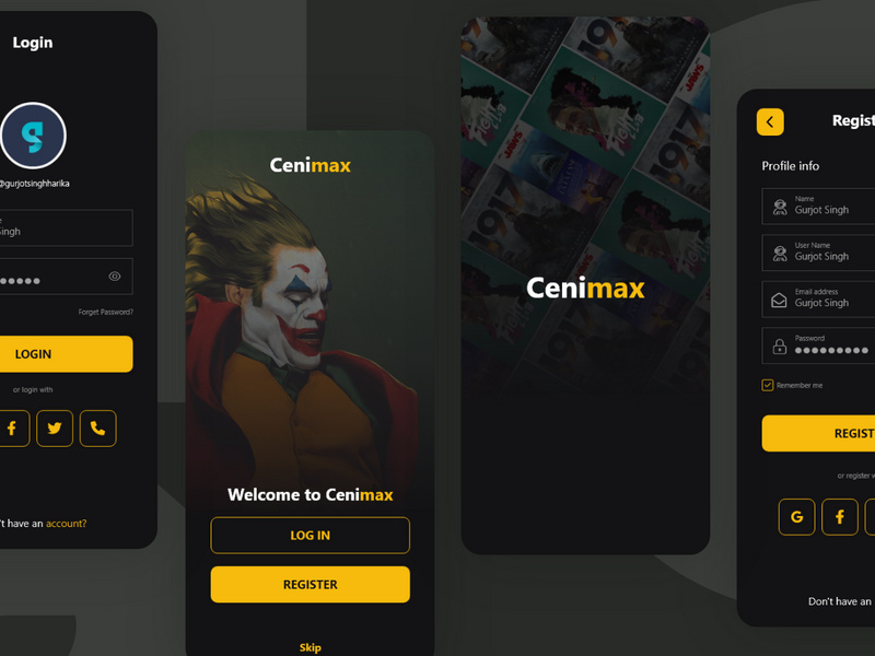Cenimax - Movie Ticket Booking app